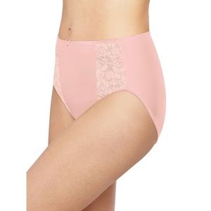 Bali Double Support Hi-Cut Panty 3X Pink
